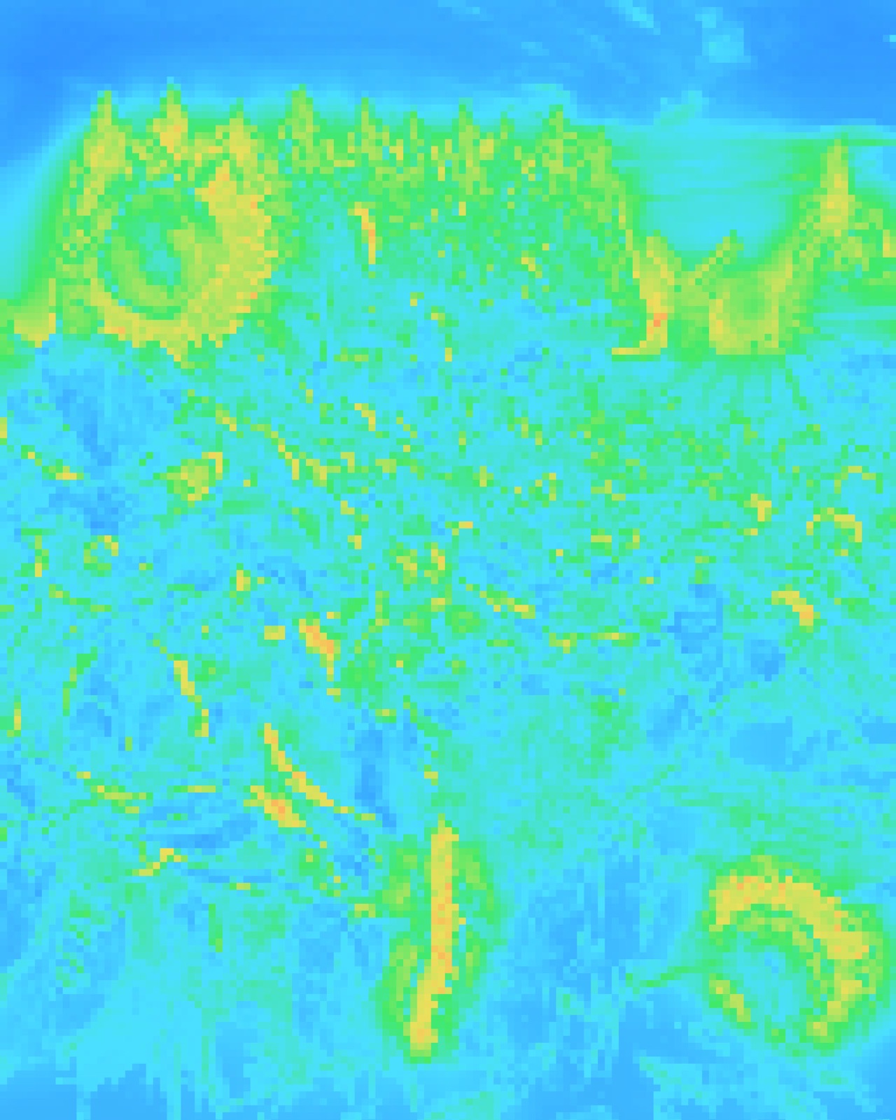 Visual Weightヒートマップ