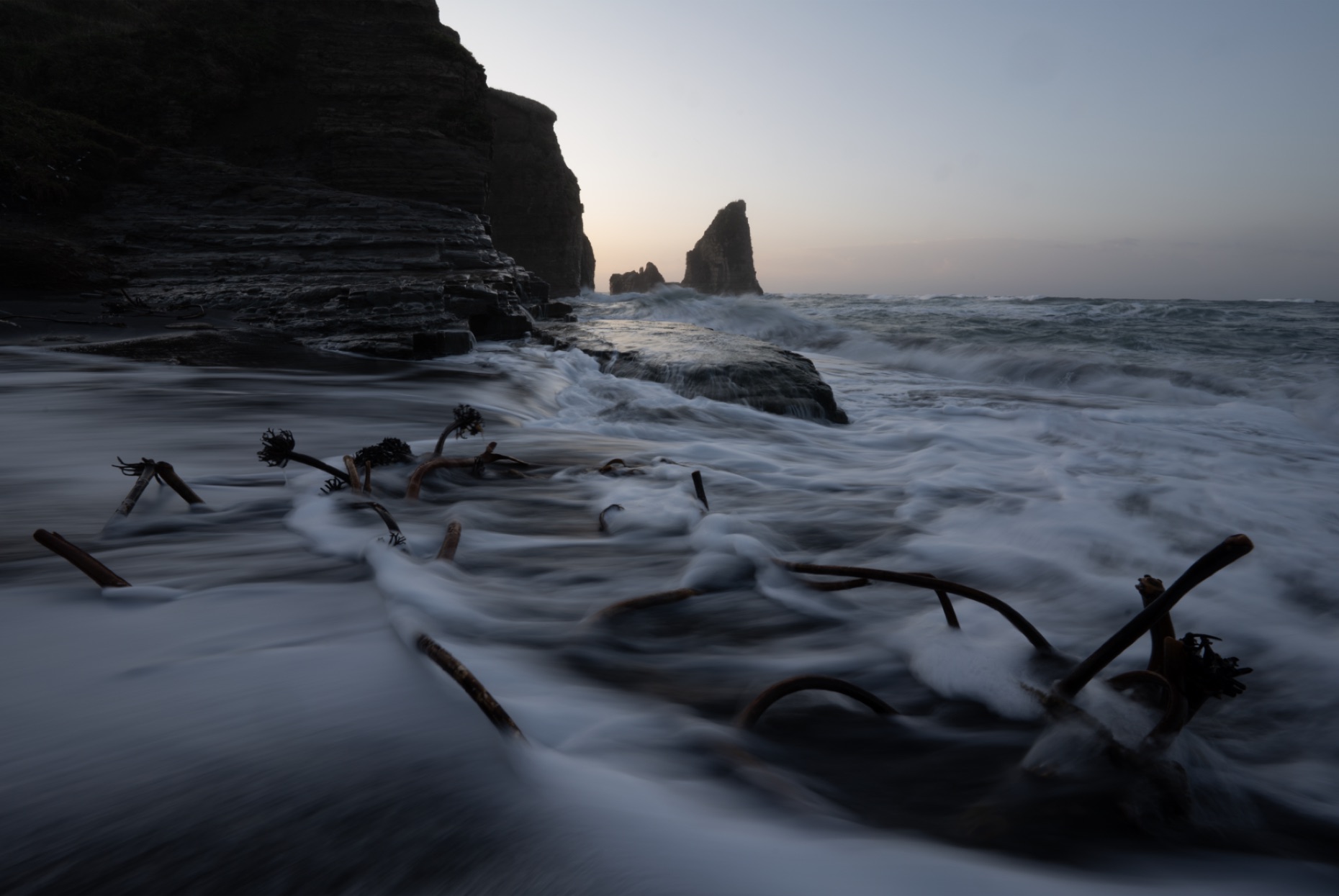 編集前の海景写真